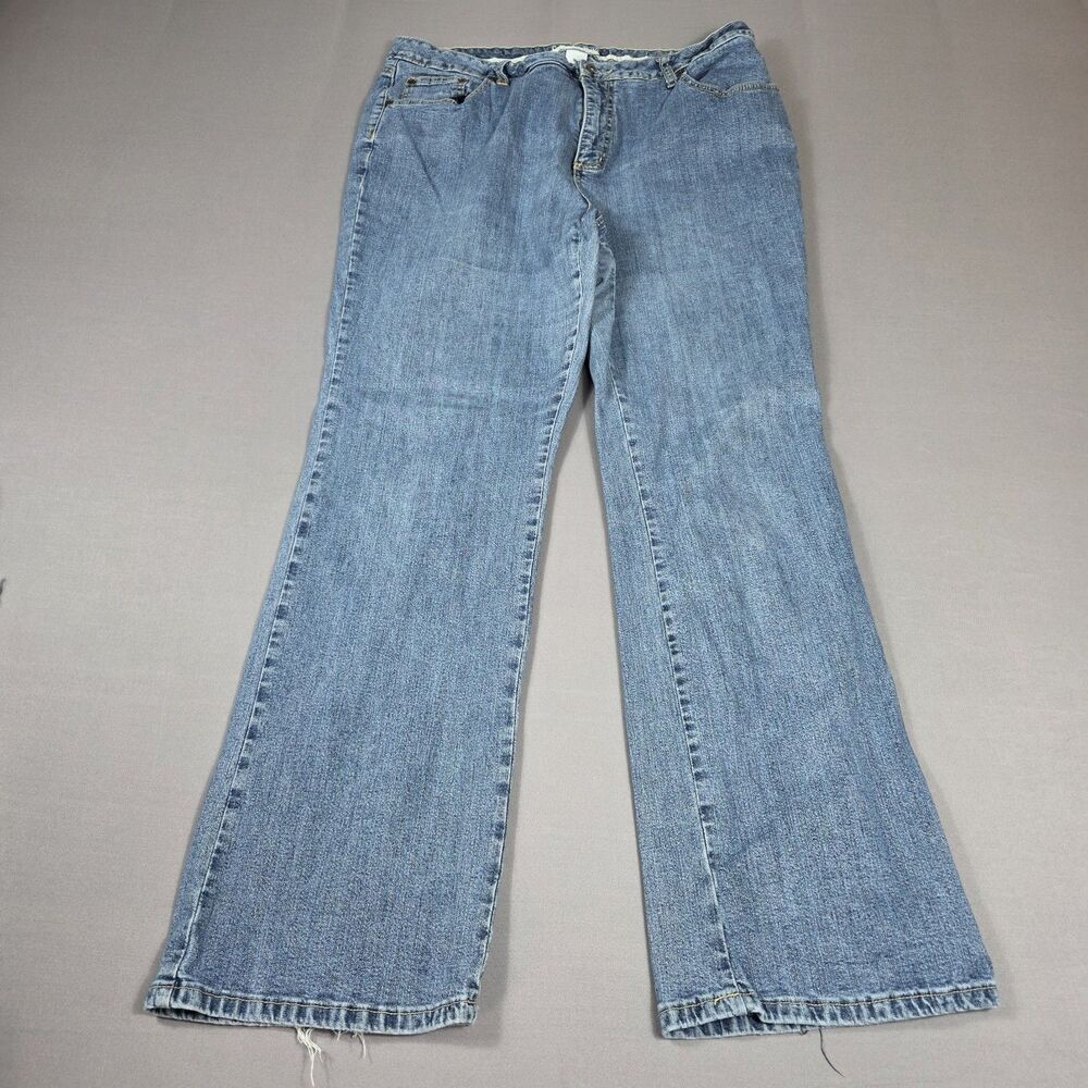 St John's Bay Jeans Women's Plus Size 18W Bootcut Flare Leg